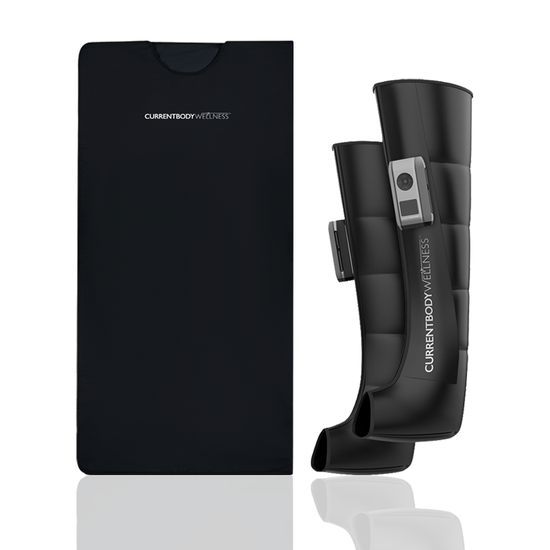 Couverture sauna et bottes de pressothérapie CurrentBody Wellness
