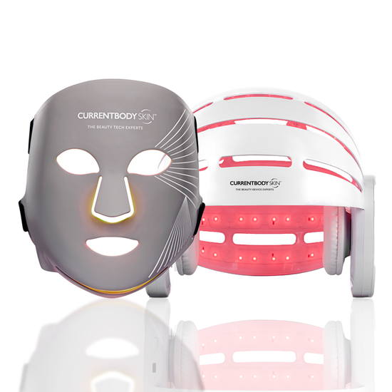 Masque LED multi-couleurs & casque repousse cheveux CurrentBody Skin