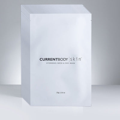 Lot de 10 masques hydrogel pour le buste CurrentBody Skin