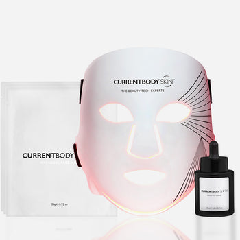 Masque LED + serum + hydrogels