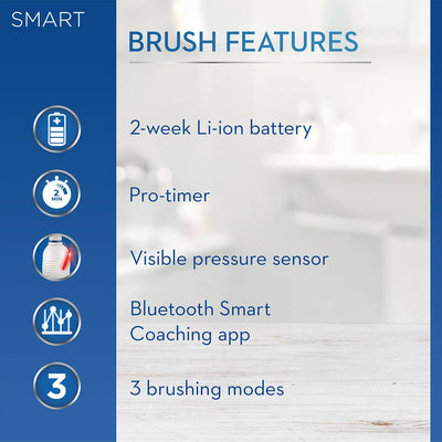 Brosse à dents noire Smart 4 4500N Oral-B + étui de voyage