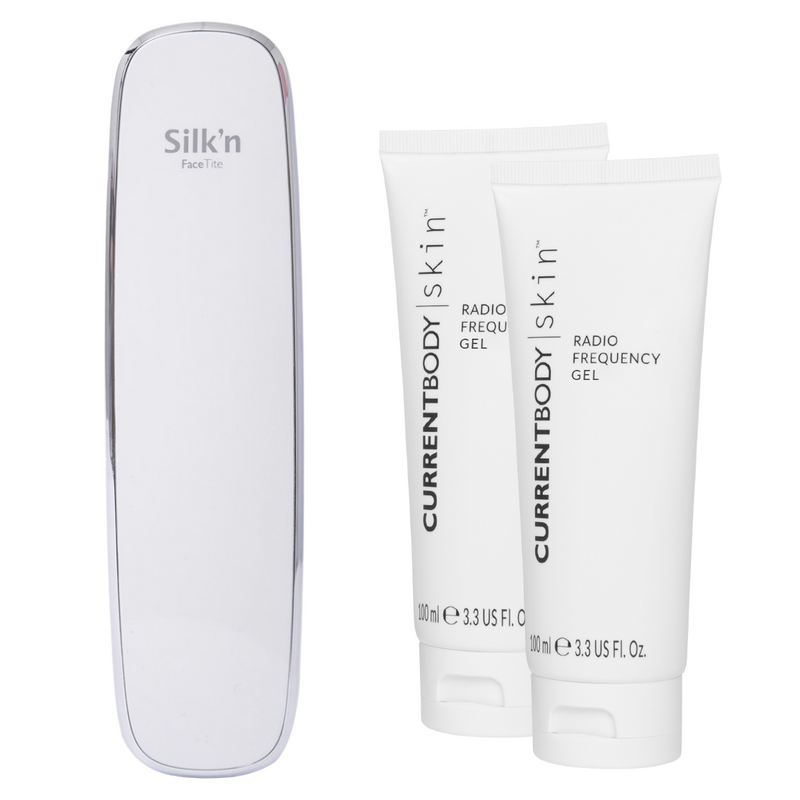 Silk'n FaceTite + 2x CurrentBody skin Radio Frequency Gels