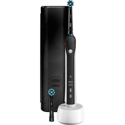 Brosse à dents noire Smart 4 4500N Oral-B + étui de voyage