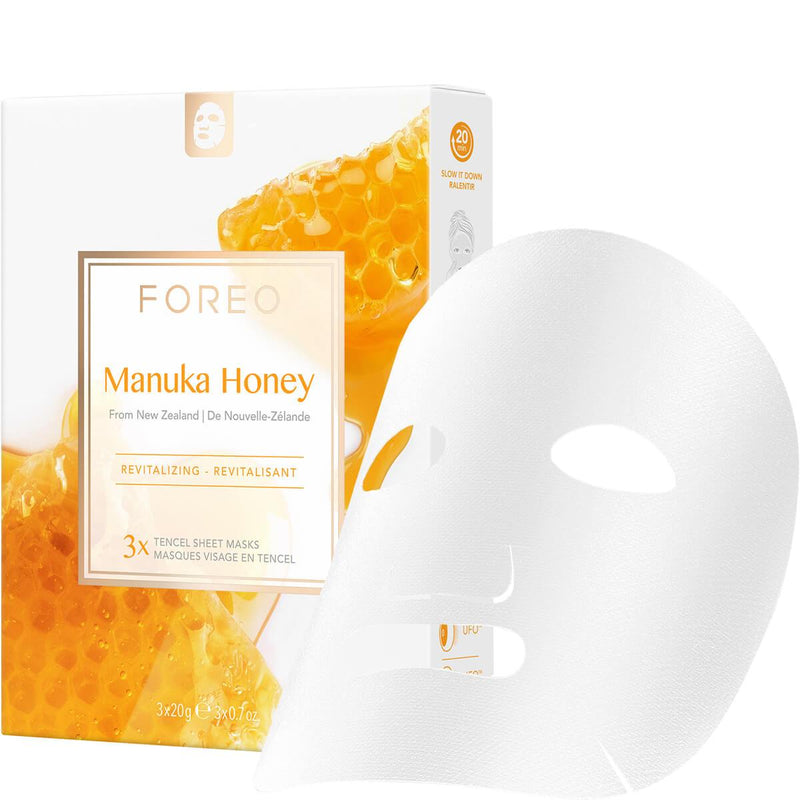 FOREO Masque régénérant au miel de manuka (lot de 3)