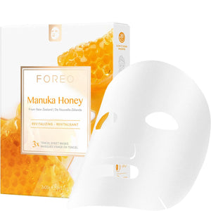 FOREO Masque régénérant au miel de manuka (lot de 3)