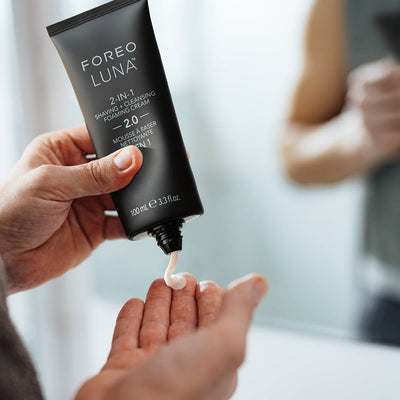 FOREO LUNA Rasage 2-en-1 + Crème Micro-Mousse Nettoyante 2.0 (100ml)