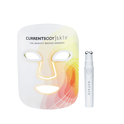 CurrentBody Skin LED 4-in-1 Face Mask x NuFACE Fix bundle