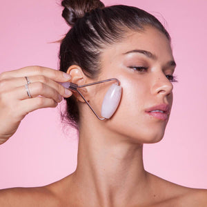 Skin Gym Rose Quartz Lift Face, Neck, and Body Roller