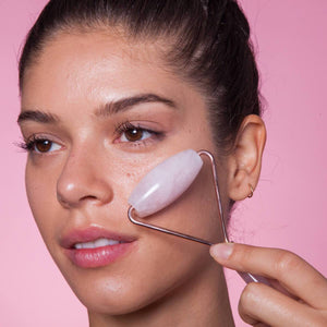 Skin Gym Rose Quartz Lift Face, Neck, and Body Roller