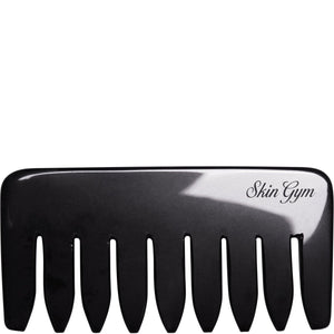 Peigne Skin Gym en Cristal Obsidienne Noire