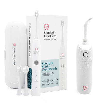 Spotlight Oral Care Brosse à dents sonique + Jet dentaire