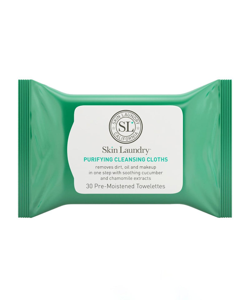Skin Laundry - Lingettes nettoyantes purifiantes
